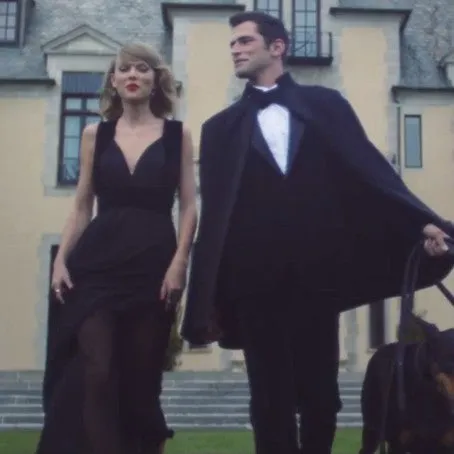 Black Taylor Swift Chiffon V Neck Sexy Dress Sleek Prom Celebrity Dress Blank Space