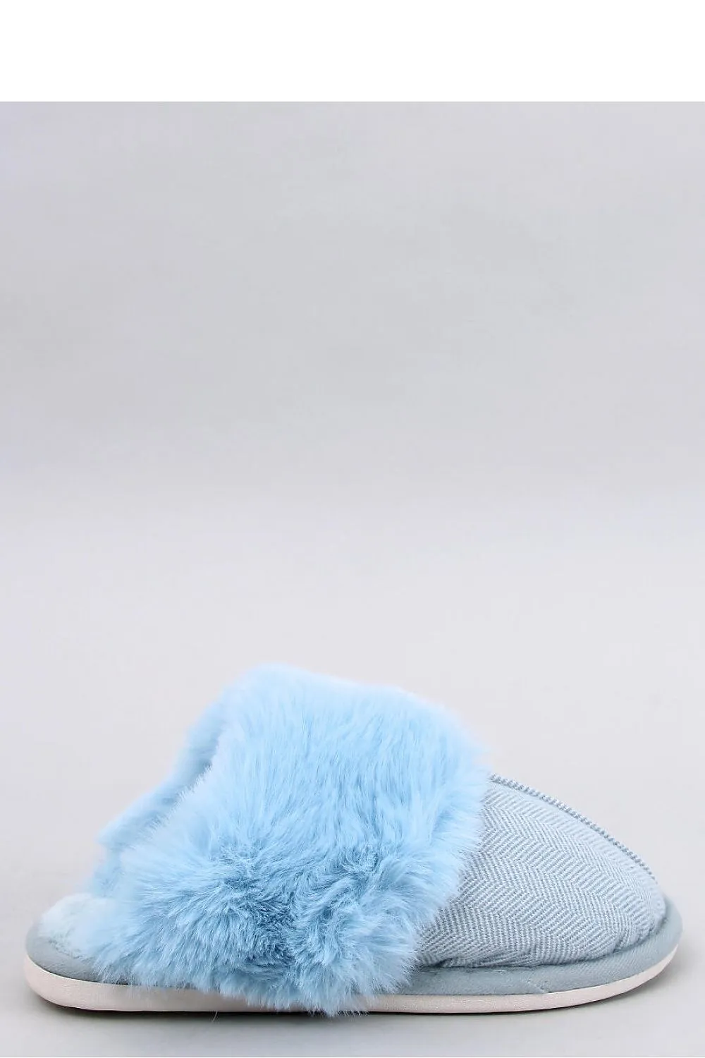 Blue fur Slippers Inello