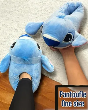 Blue Stitch Pantoufle