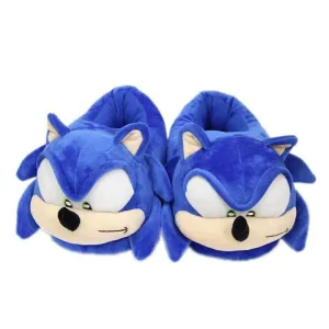 Blue Warm Indoor Slippers – All-Day Soft and Cozy Support