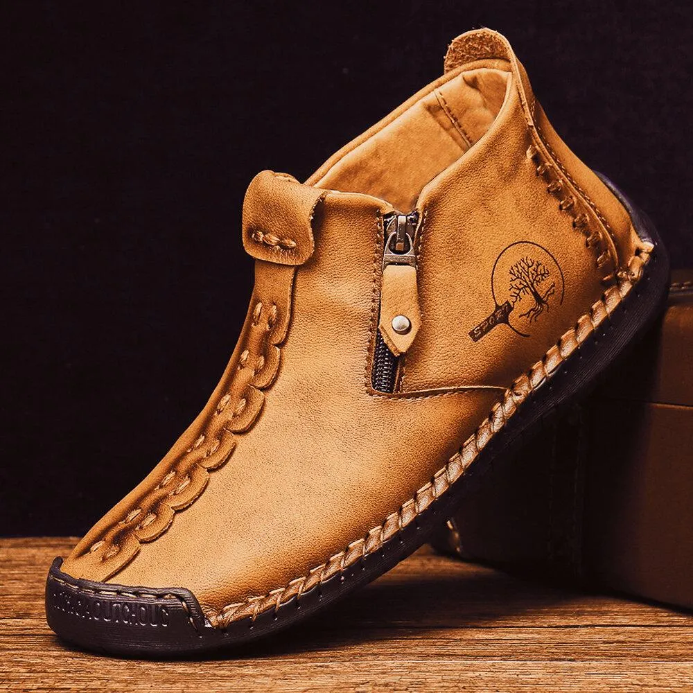 Brave Shoes™—Men Casual Handmade British Style Leather Shoes