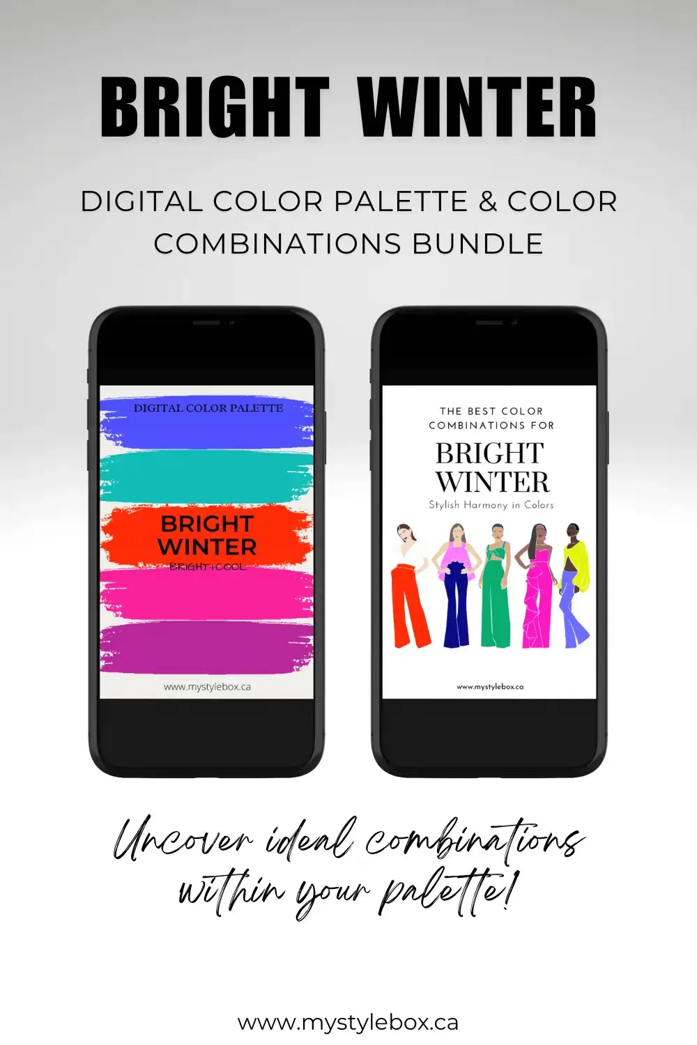 Bright Winter Season Color Palette