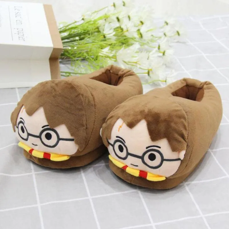 Brown Warm Winter Slippers – Soft and Secure Indoor Comfort