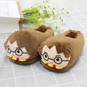 Brown Warm Winter Slippers – Soft and Secure Indoor Comfort