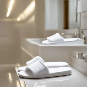 Bruges Washable Open Toe Bathroom Slippers
