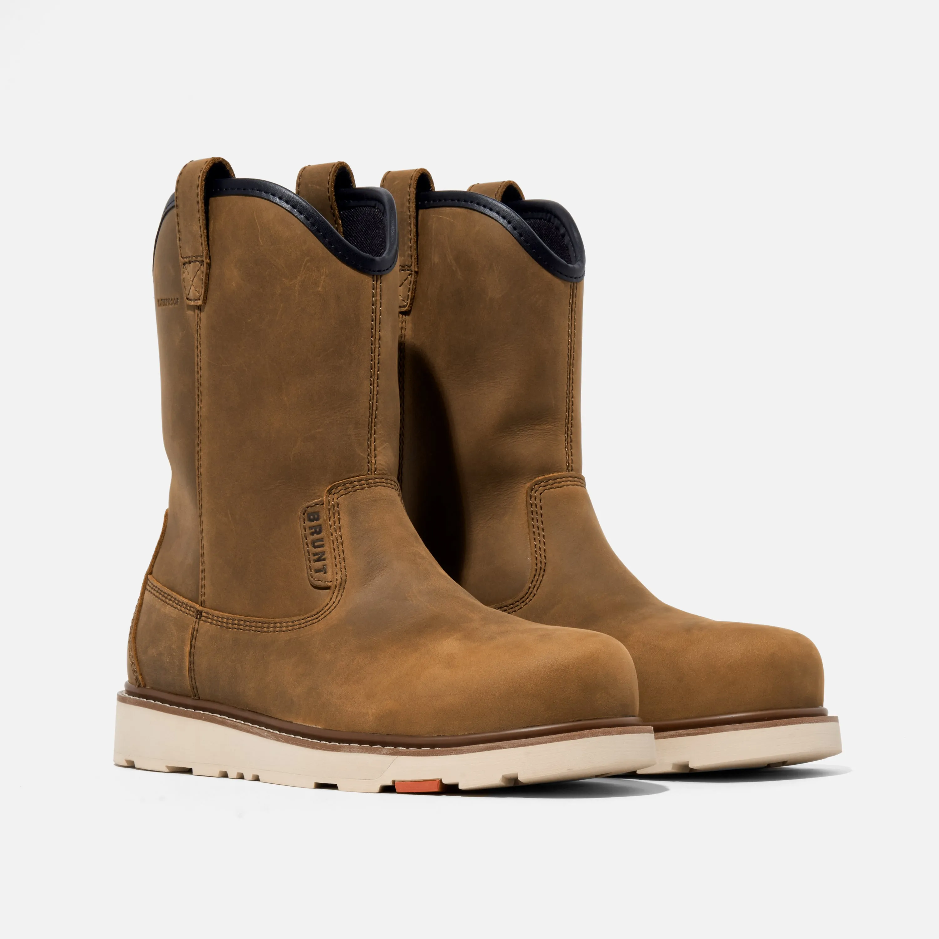 'Brunt' Men's 9" The Bolduc EH WP Comp Toe - Brown