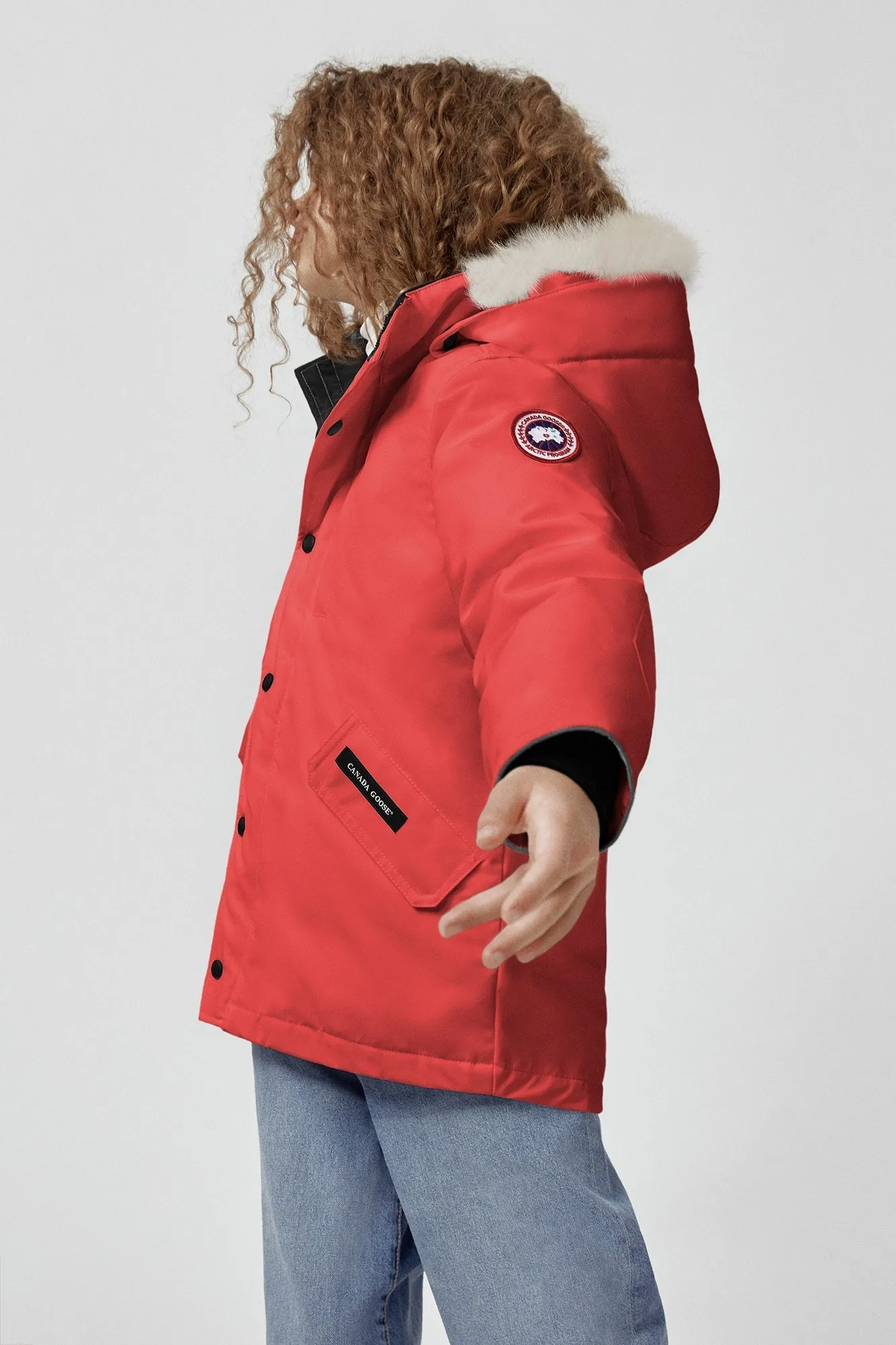 Canada Goose Youth Logan Parka - Red
