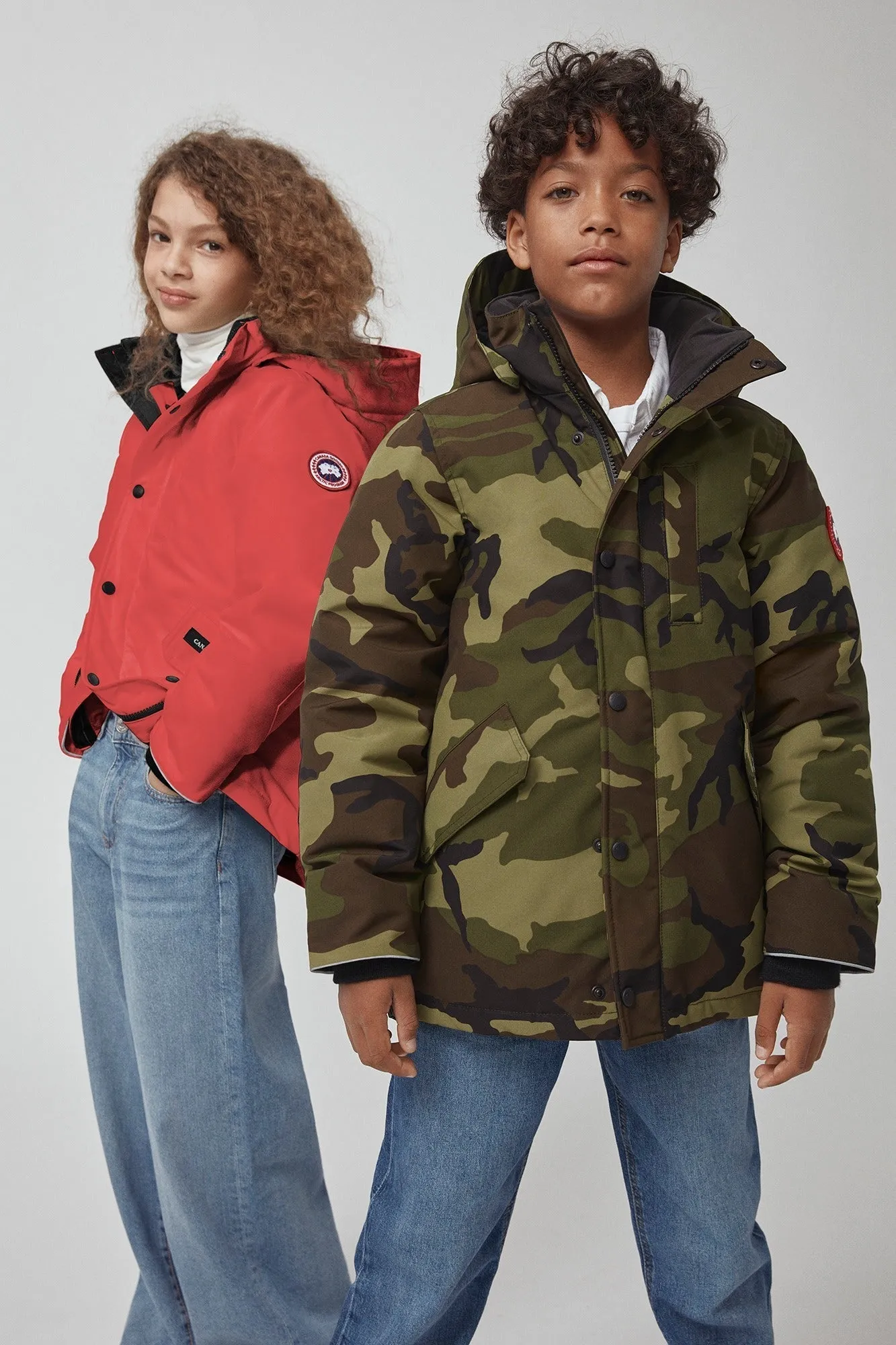 Canada Goose Youth Logan Parka - Red