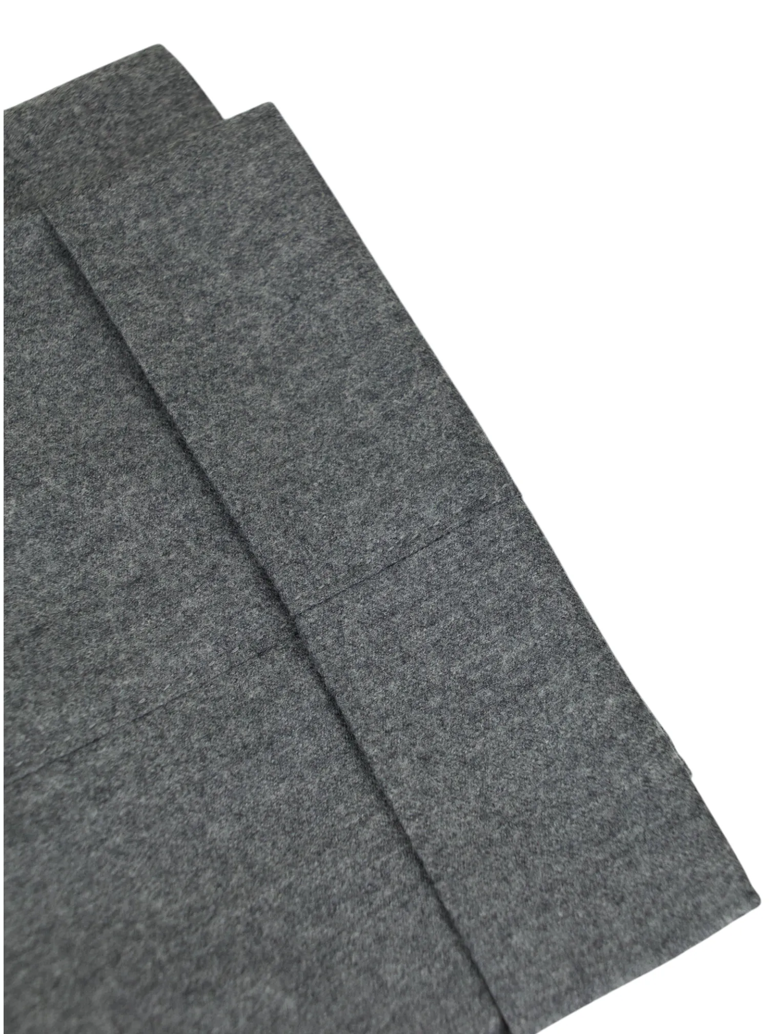 Canali Grey Wool-Flannel Winter Trousers