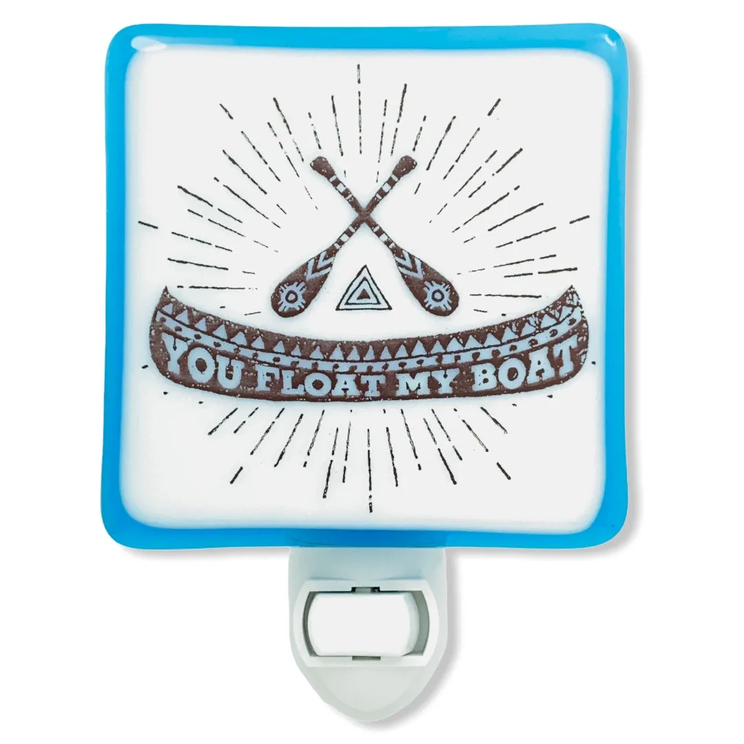 Canoe “You Float My Boat” Night Light