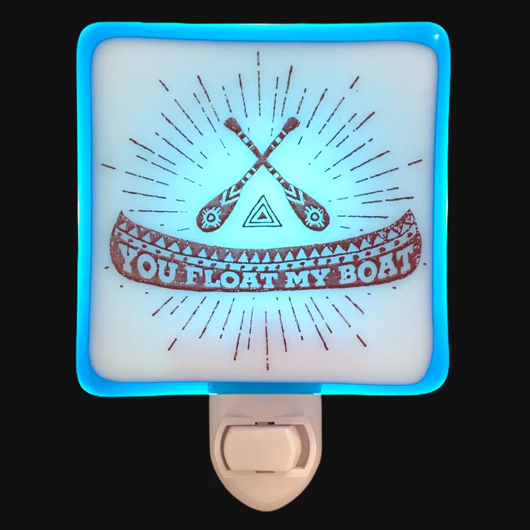 Canoe “You Float My Boat” Night Light