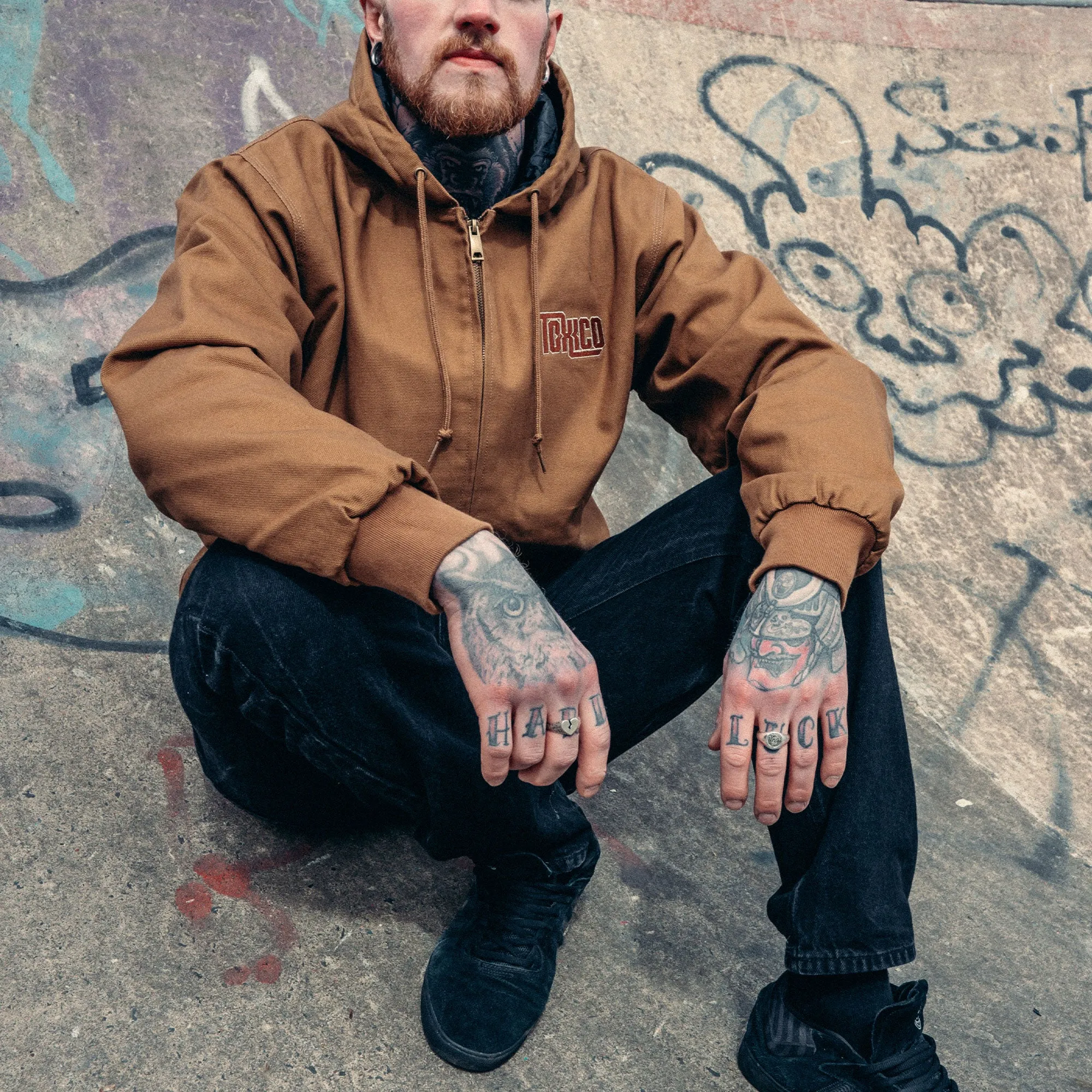 Canvas Hooded Work Jacket
