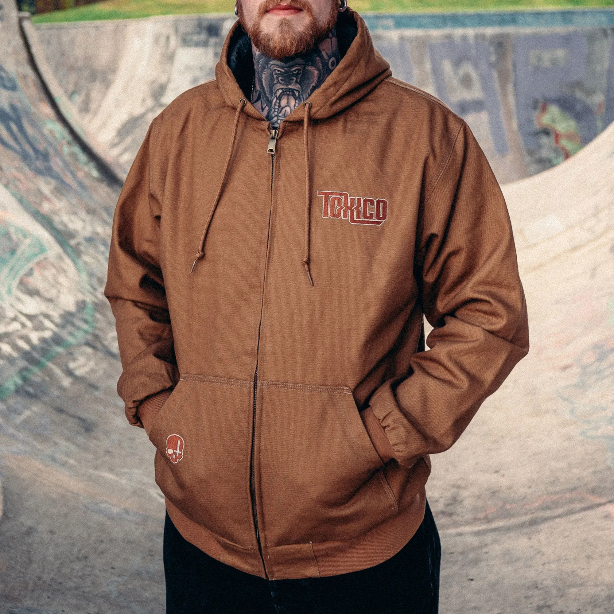 Canvas Hooded Work Jacket