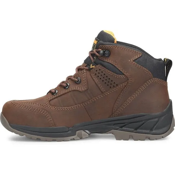 Carolina Men's Builder 5" Waterproof Slip Resist Steel Toe Hiker Work Boot  - Brown - CA4501