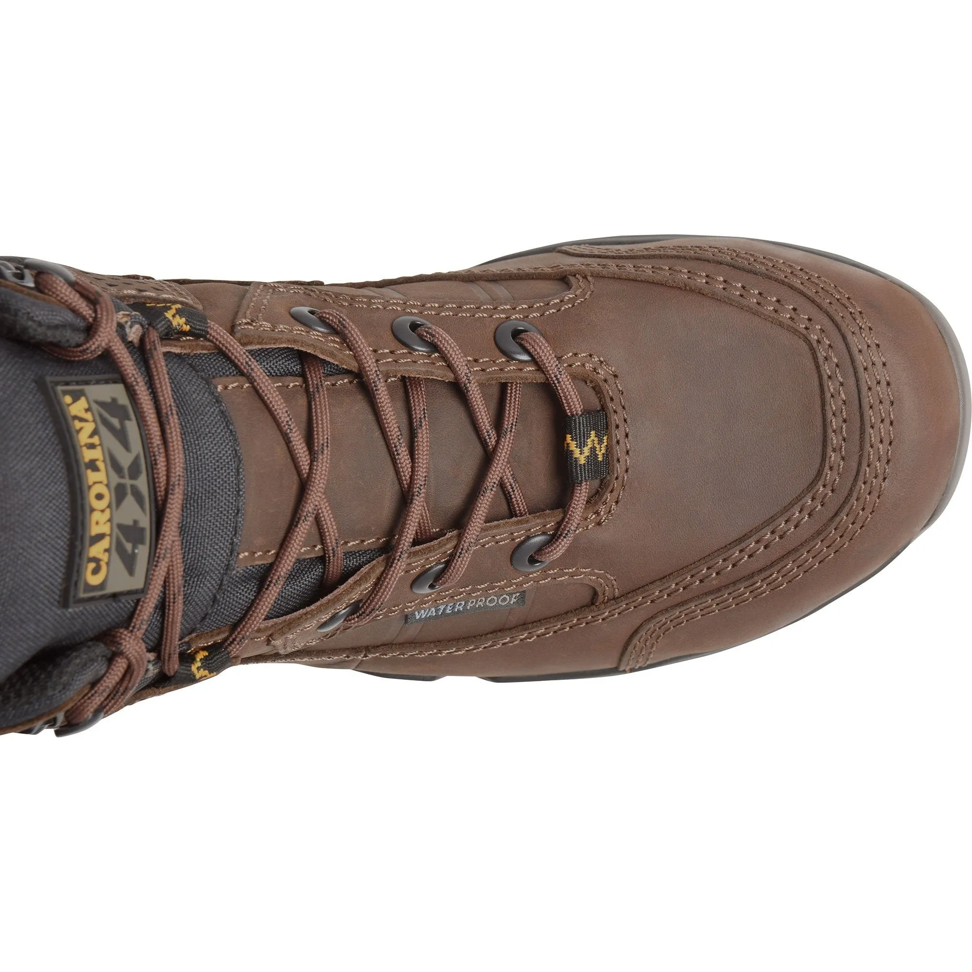 Carolina Men's Builder 5" Waterproof Slip Resist Steel Toe Hiker Work Boot  - Brown - CA4501