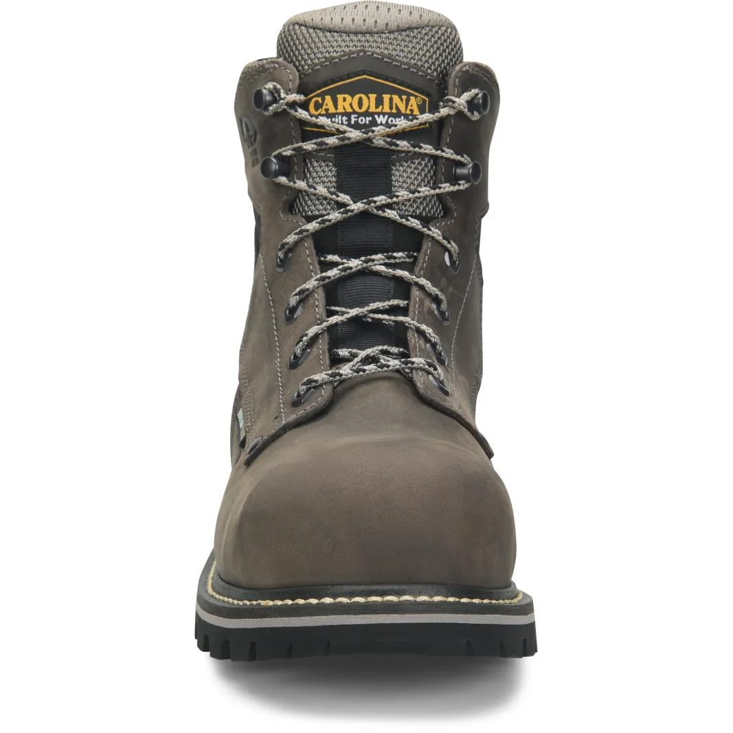 Carolina Men's I-Beam 6" Composite Toe Waterproof PR Work Boot - Gray - CA7540