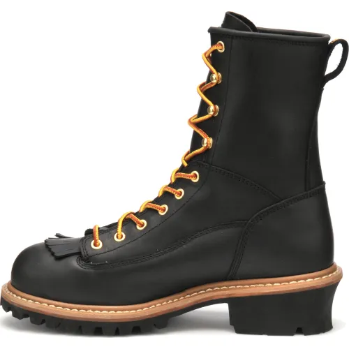Carolina Spruce Logger Boots - Men's 8" Steel Toe Waterproof - CA9825
