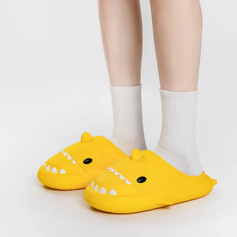 Cartoon Shark Shoes Home Slippers EVA Lovers Slippers
