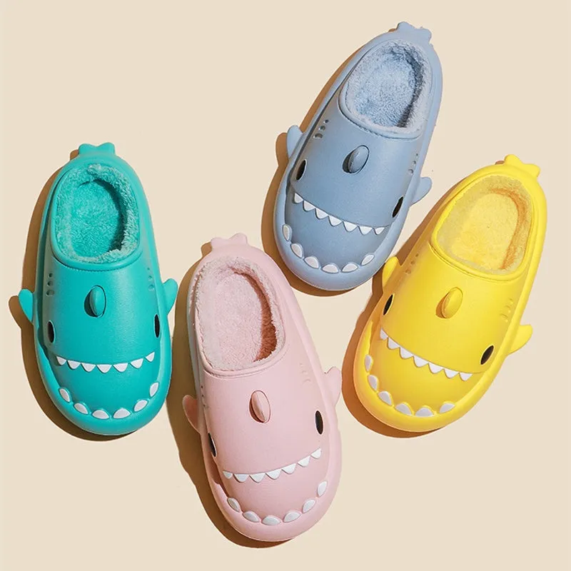 Cartoon Shark Shoes Home Slippers EVA Lovers Slippers
