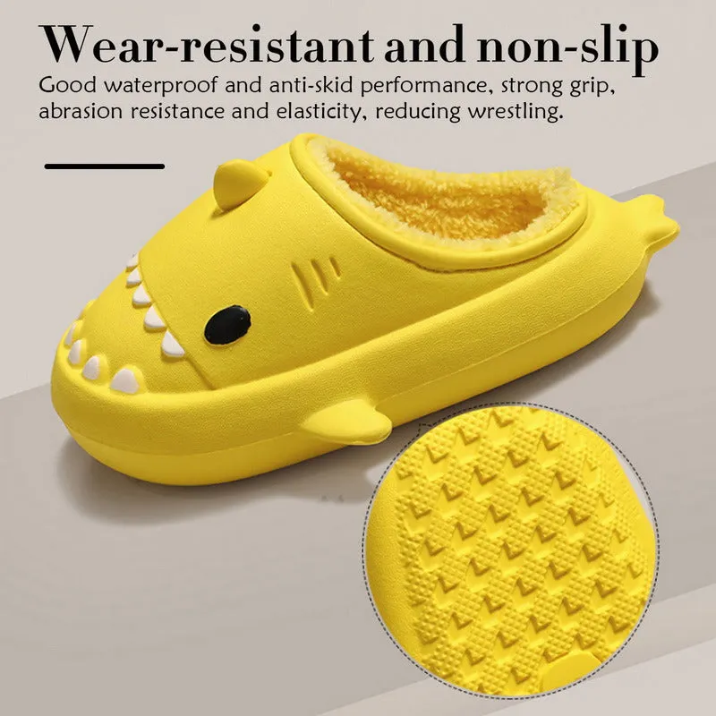 Cartoon Shark Shoes Home Slippers EVA Lovers Slippers