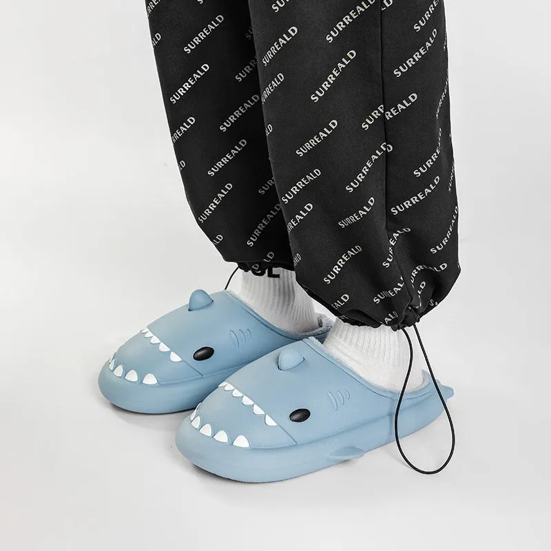 Cartoon Shark Shoes Home Slippers EVA Lovers Slippers