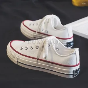 Casual Shoes Women Flat  Round Toe Sports Wedge Autumn Shallow Mouth Small White