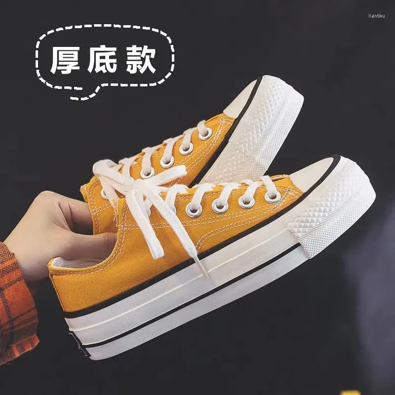Casual Shoes Women Flat  Round Toe Sports Wedge Autumn Shallow Mouth Small White