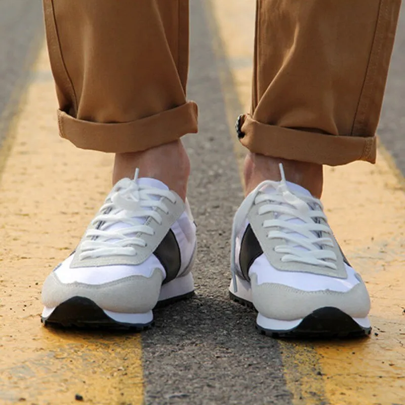 Casual Sneakers Men Lace Up Breathable Active Shoes