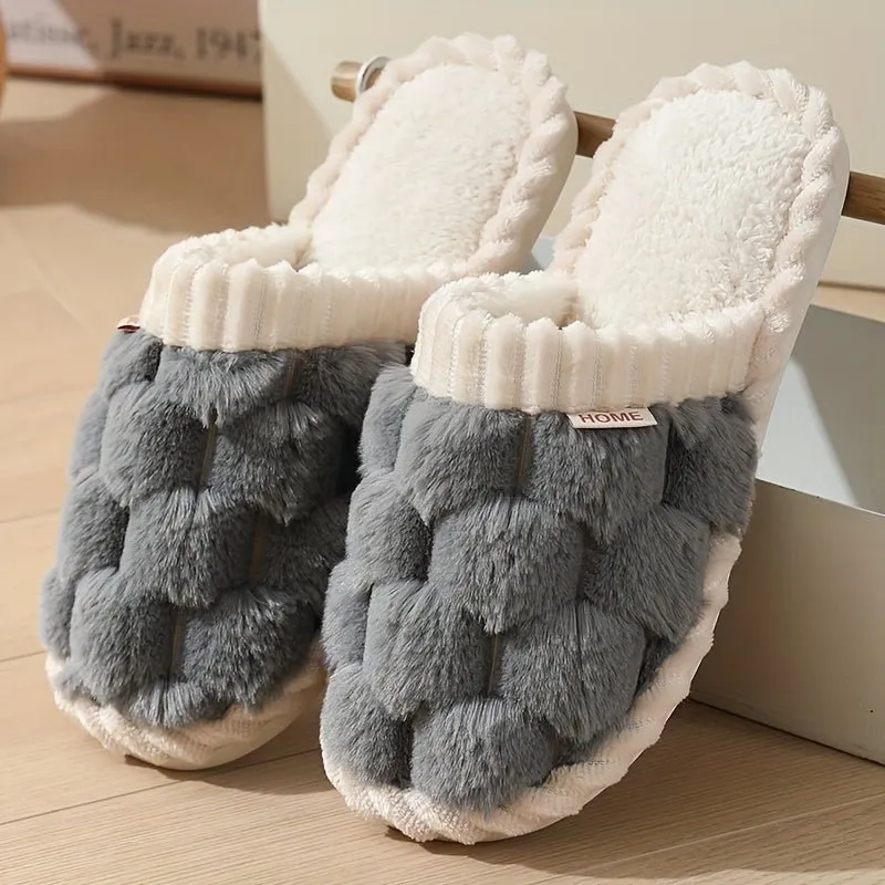 Catherine | Cozy winter fuzzy slippers