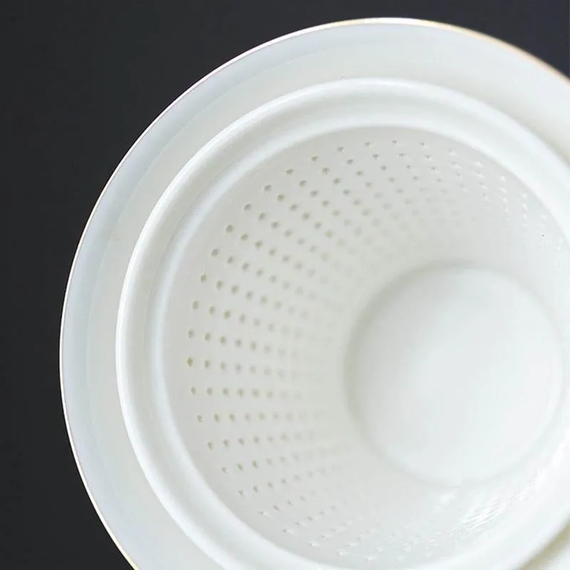 Ceramic Winter Tea Cup Set - Magical Seasonal Drinkware