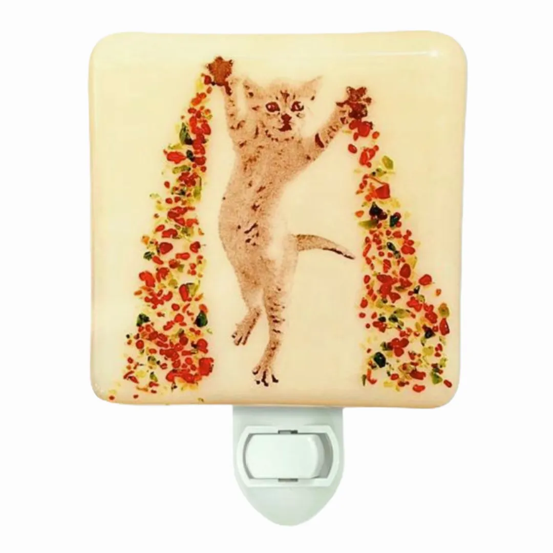 Christmas Magic Kitten Night Light