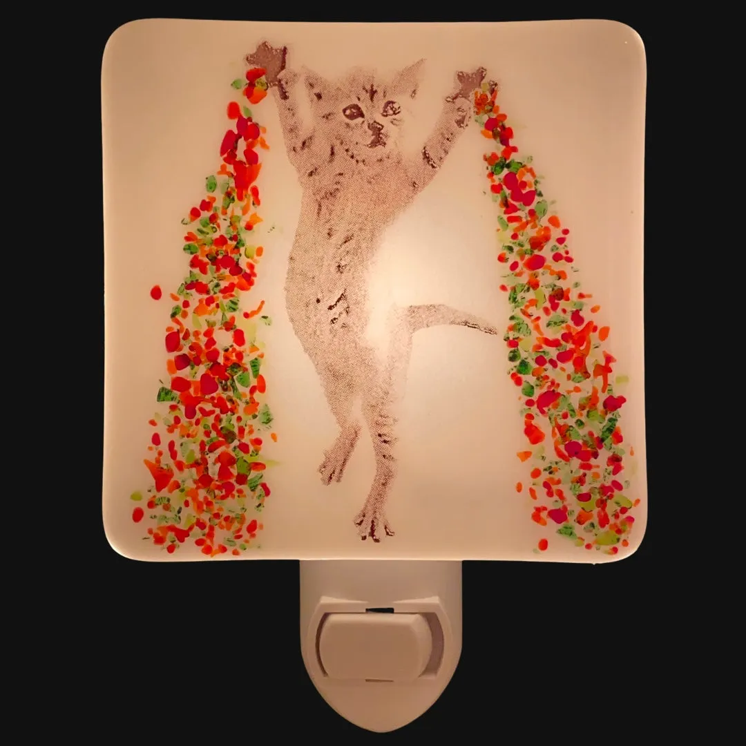 Christmas Magic Kitten Night Light