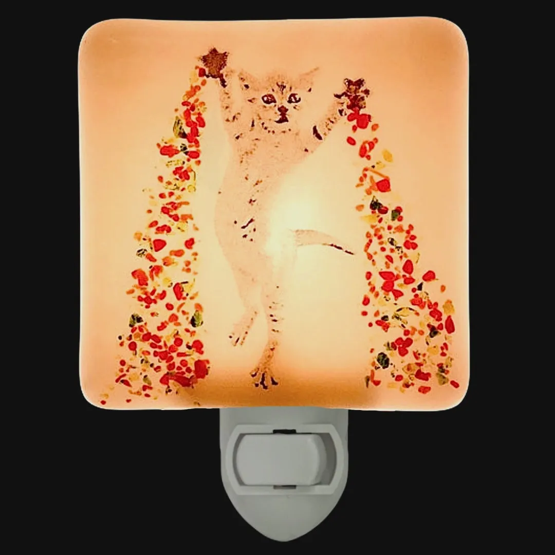 Christmas Magic Kitten Night Light