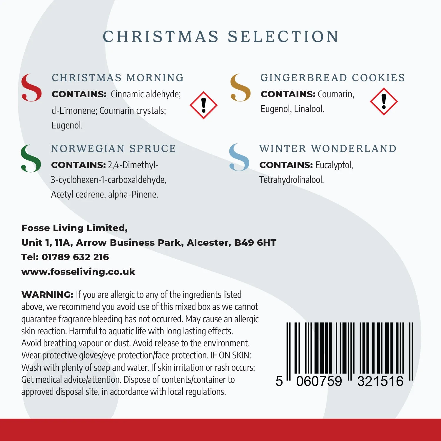 Christmas Selection Wax Melts - 16 Pack
