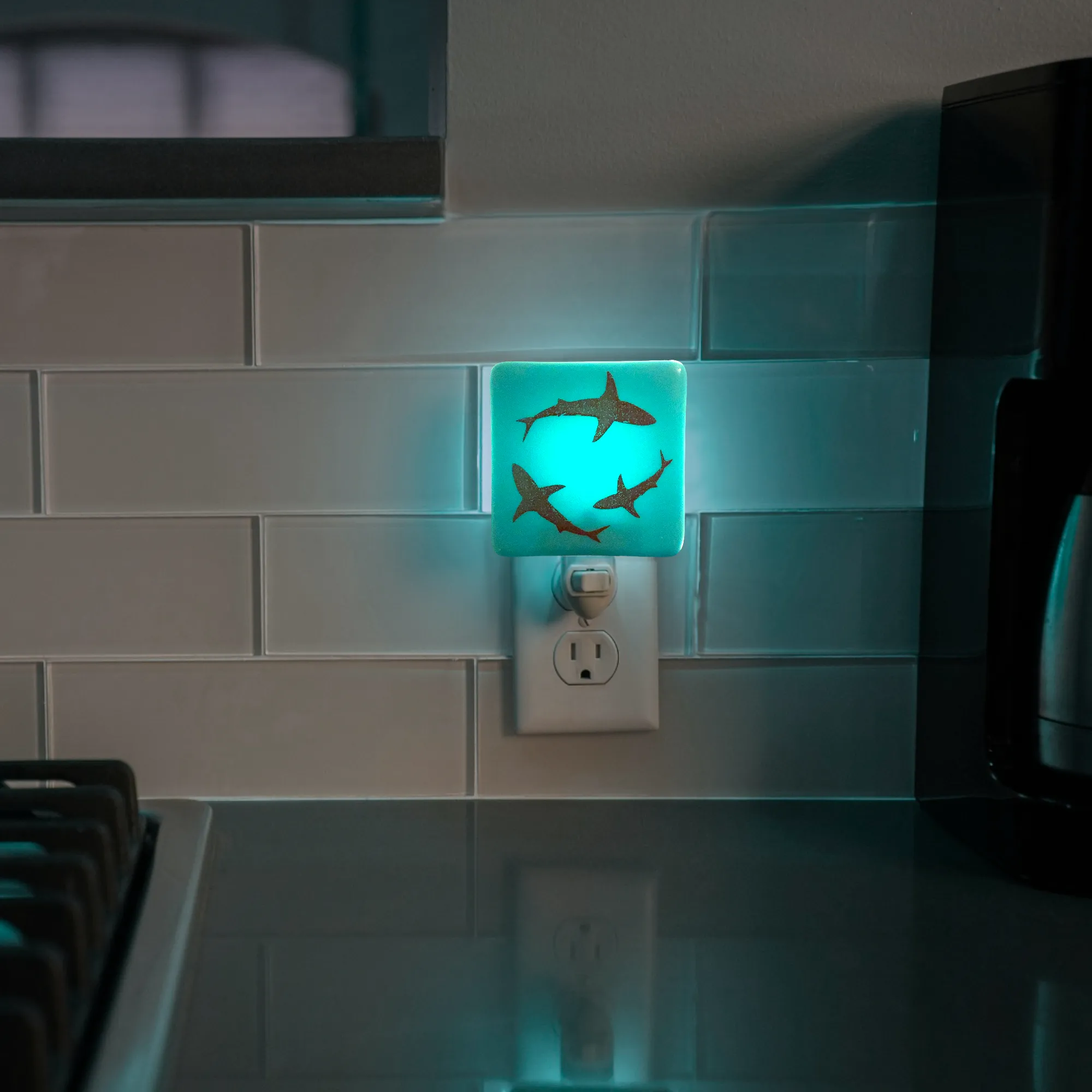 Circling Sharks Night Light