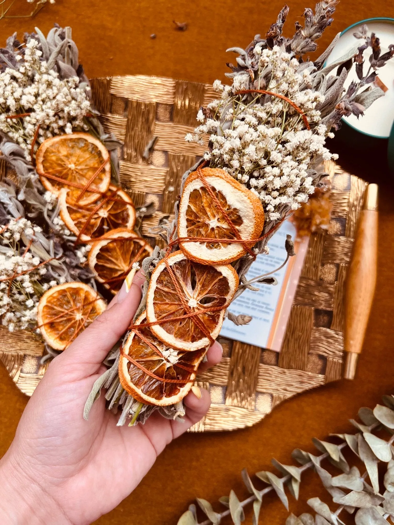 CITRUS HARVEST Sage Bundle - SEASONAL Smudge - FALL   WINTER