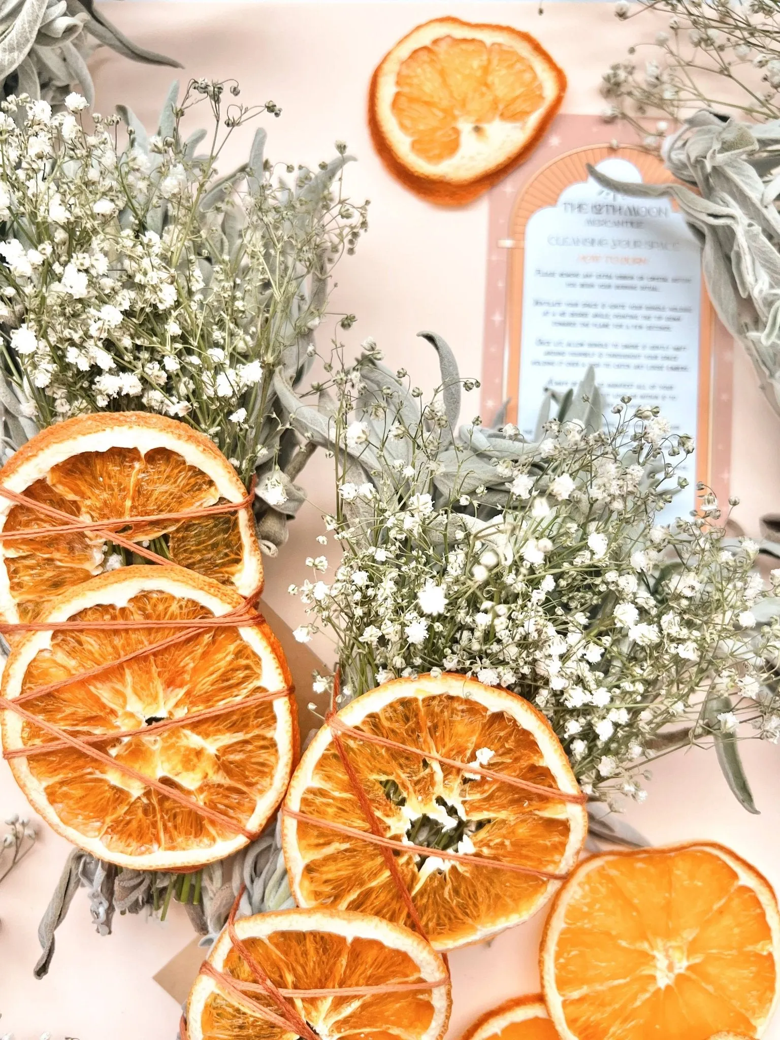 CITRUS HARVEST Sage Bundle - SEASONAL Smudge - FALL   WINTER