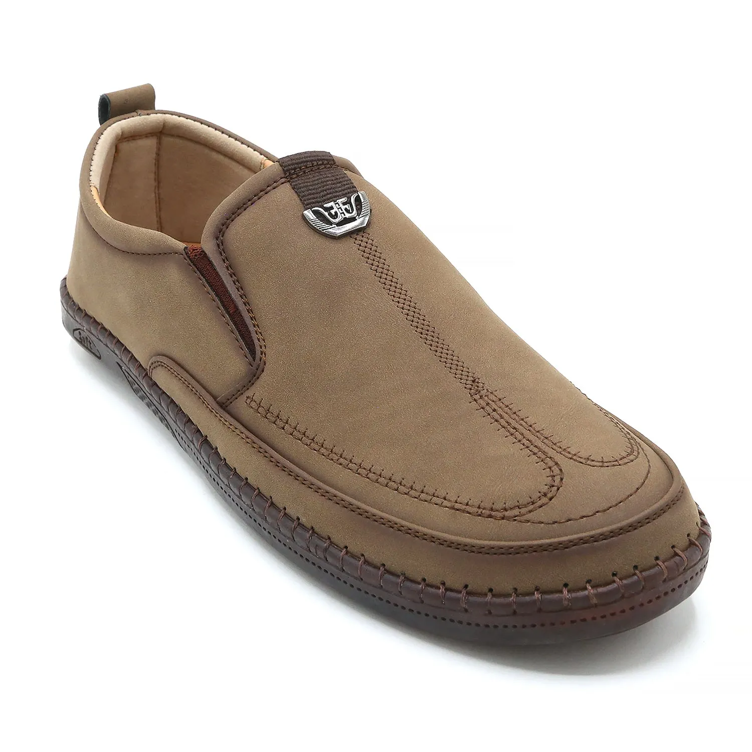 Clarks Men’s Brown Casual Loafers – Slip-On Style – Breathable Upper