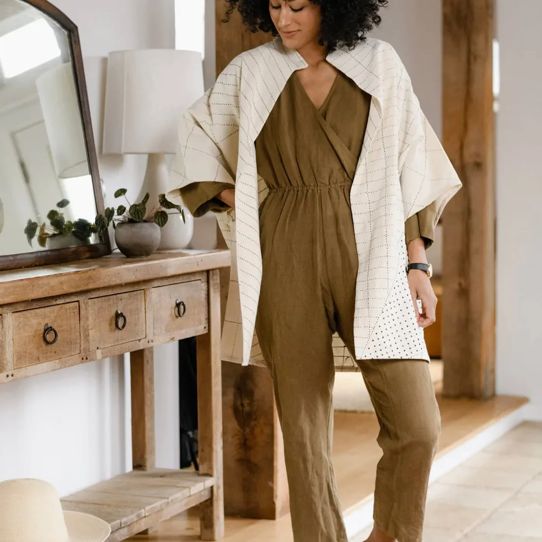 Cocoon Jacket Bone