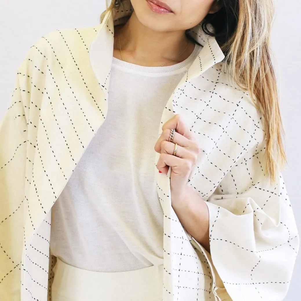 Cocoon Jacket Bone