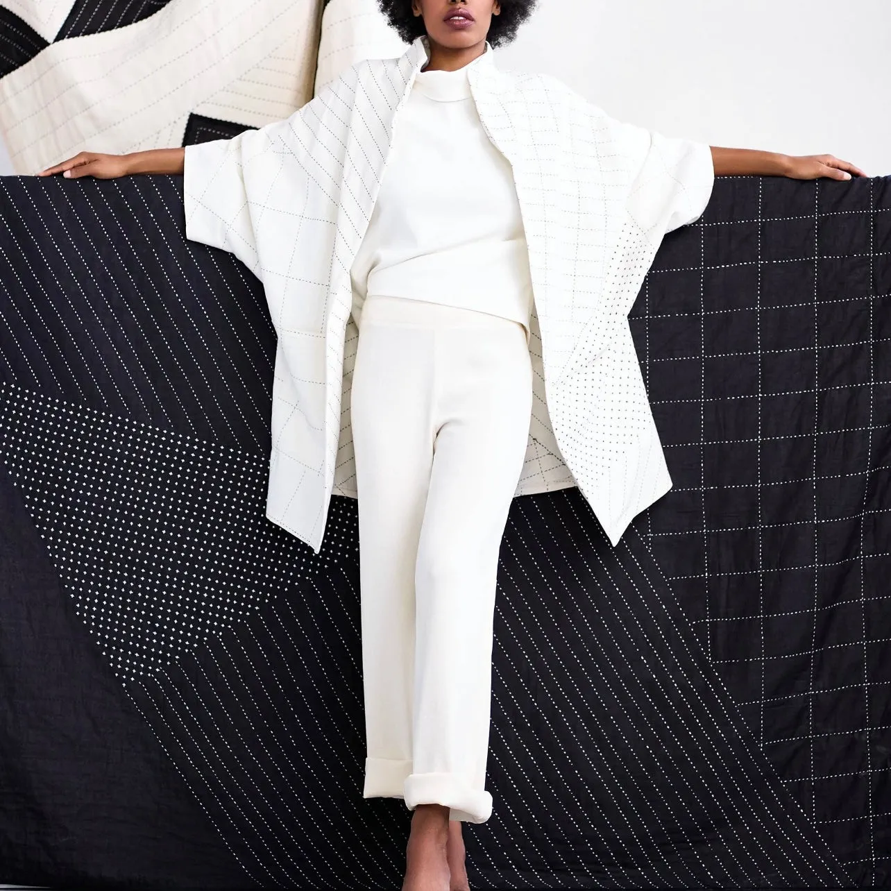 Cocoon Jacket Bone
