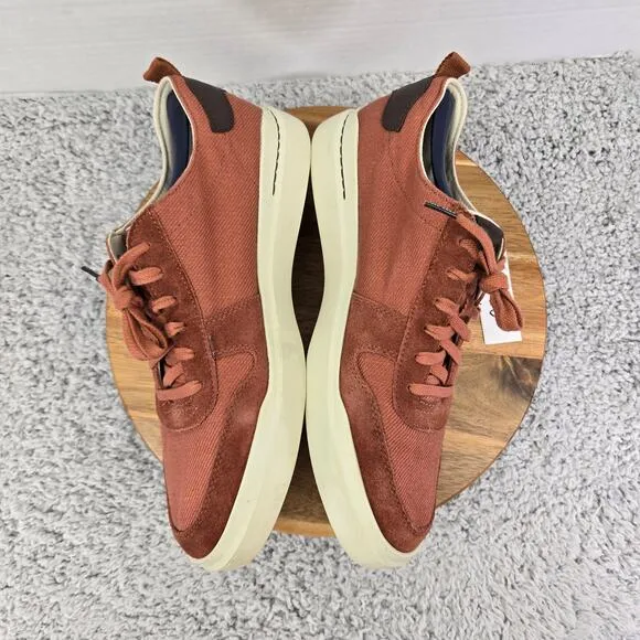 Cole Haan GrandPro Rally 360 Brownish Red Canvas Casual Lace Up Sneaker Men 11.5