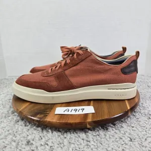 Cole Haan GrandPro Rally 360 Brownish Red Canvas Casual Lace Up Sneaker Men 11.5