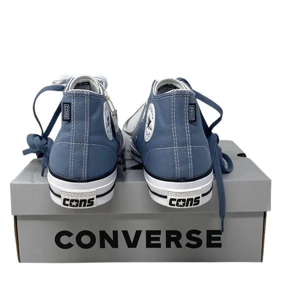 Converse CONS Chuck Taylor Pro Shoes Mid Skate Men's Gray Canvas Casual A02935C