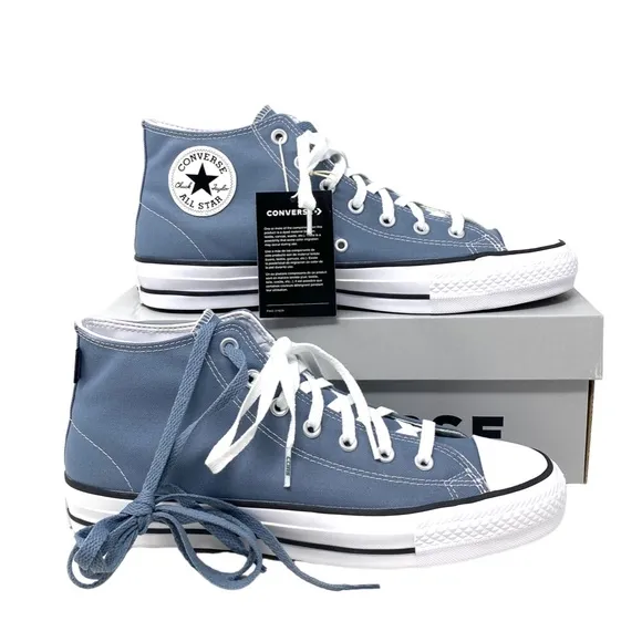 Converse CONS Chuck Taylor Pro Shoes Mid Skate Men's Gray Canvas Casual A02935C