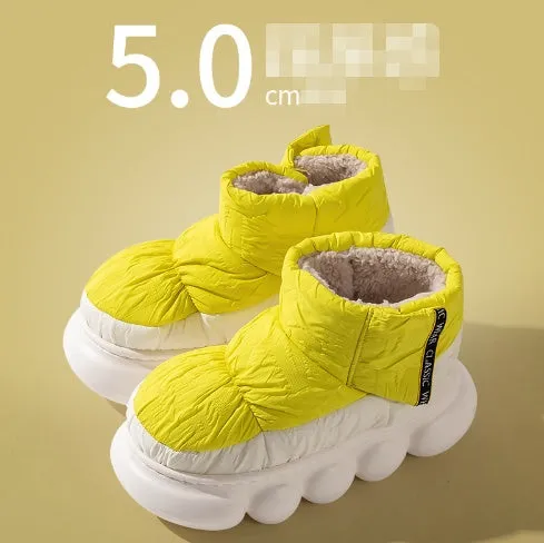 Cotton Slippers Couple Unisex Home Non-slip Flat Shoes Shit Slippers