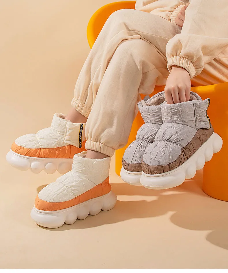 Cotton Slippers Couple Unisex Home Non-slip Flat Shoes Shit Slippers