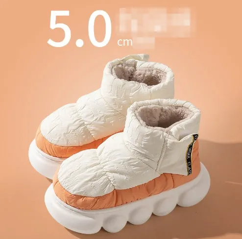 Cotton Slippers Couple Unisex Home Non-slip Flat Shoes Shit Slippers