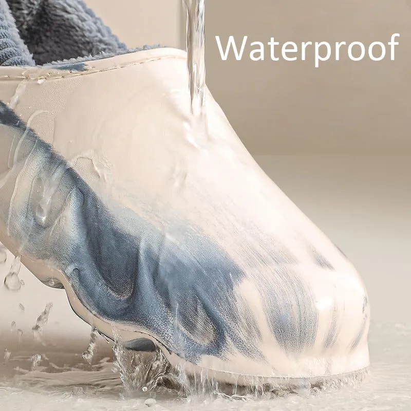 Couples Winter Slippers Sandals Warm Eva Shoes Waterproof