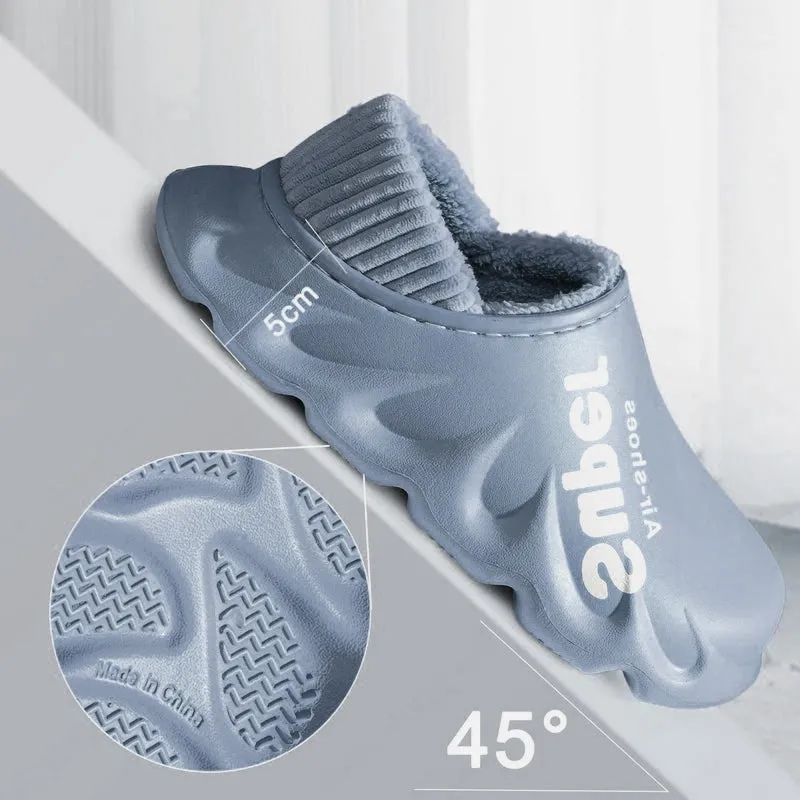 Couples Winter Slippers Sandals Warm Eva Shoes Waterproof